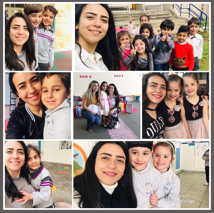 Best moments spent with the most gorgeous kids. Though we will not see each other again but we will always love you♥️ #GRADUATIONDAY #weloveyou #kg3B @DawhaHighSchool <a href="/FThaalby/">Feda Thaalby</a>