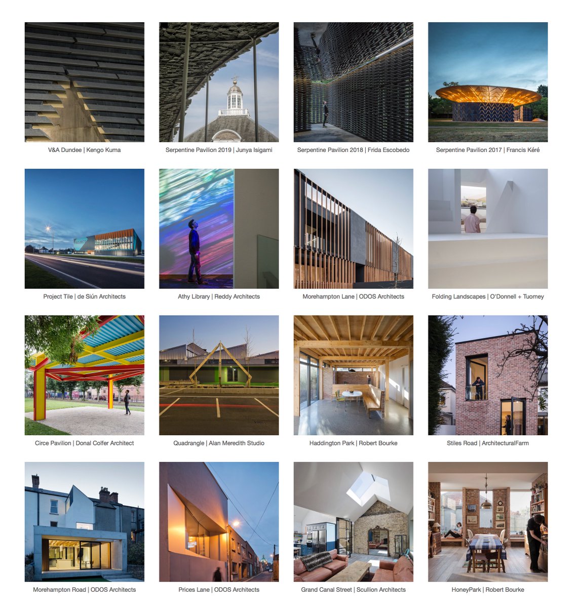 5/25: In the 'commissioned' section (not mad on that term either) I've re-organised some architectural projects which I've photographed into a neat little grid with projects you can click into to see more. Many have been published with  @BowerBirdApp http://www.ste.ie/architecture&nbsp;