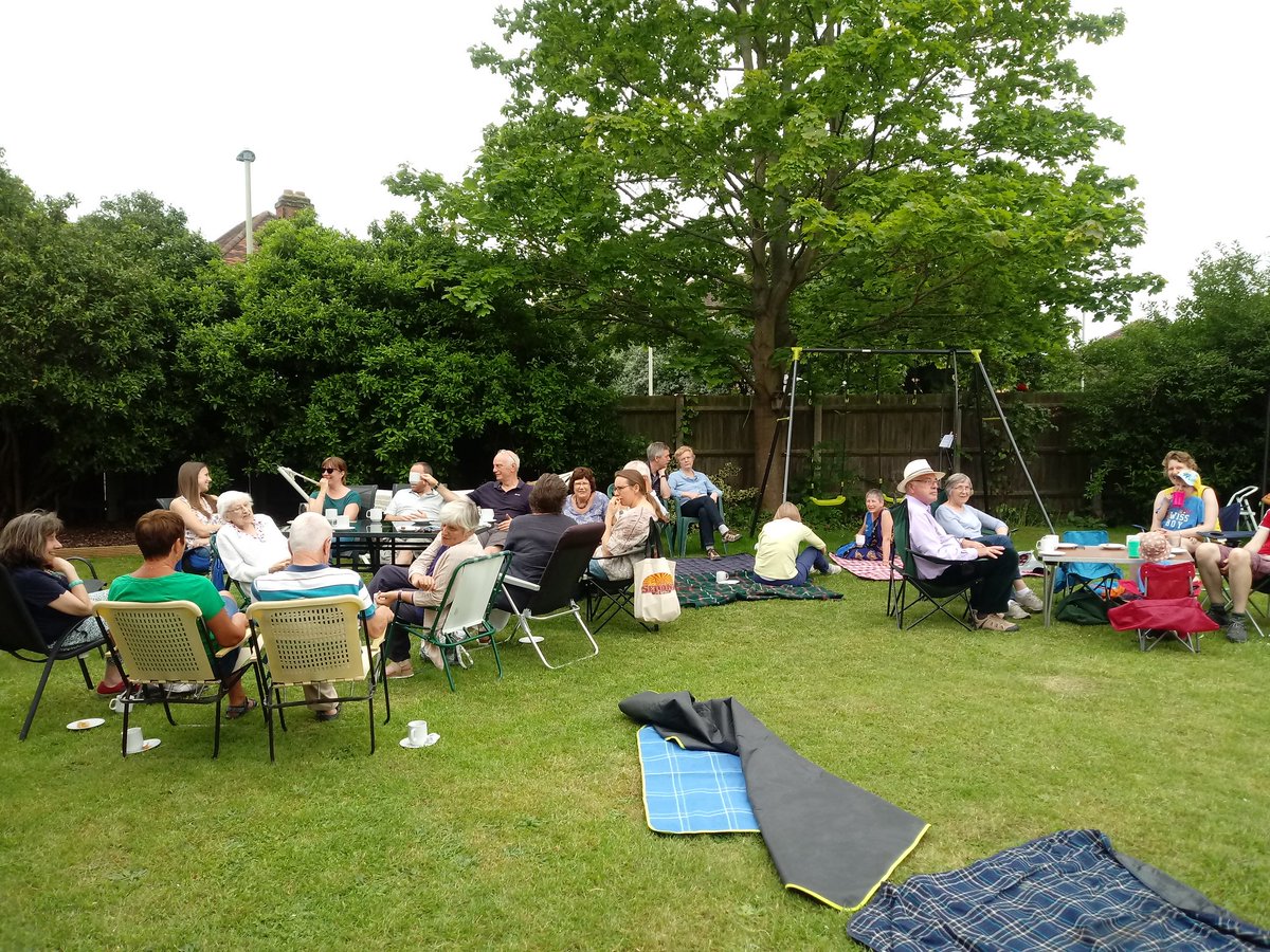 Lovely Sunday afternoon with a church family ramble on Oughtonhead common followed by tea and cakes in the vicarage garden.