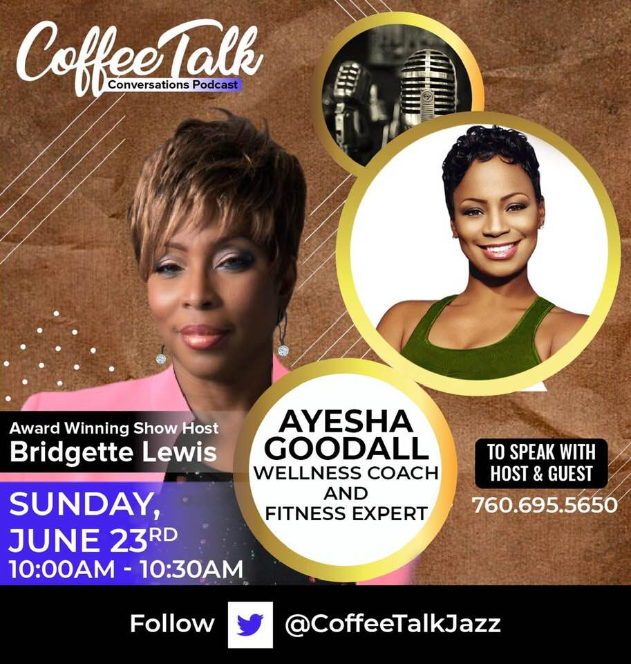 CoffeeTalkJazz's tweet photo. We're six months into 2019. Get Active Have you kept your New Year's resolution to lose weight? Time to Sculpt your legs, lift your bum, tone your arms and tummy! Excited to welcome fitness expert and wellness @AyeshaAllgood https://t.co/ih2IeuBICg https://t.co/KuGTNlYxYH