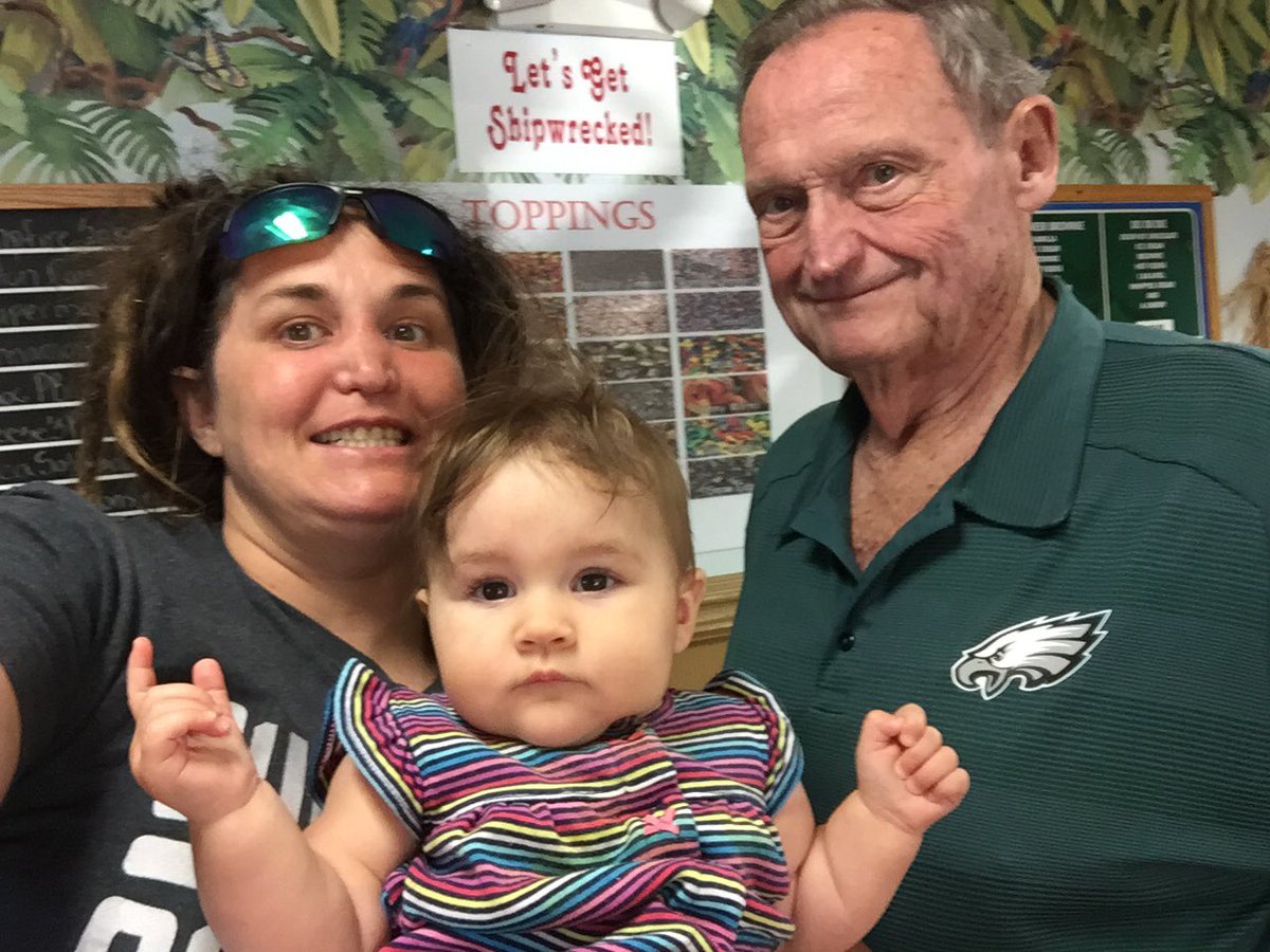 ColleenBegley's tweet photo. #KatrinaMarley &amp; her Grandfather enjoying time together at the #Jerseyshore https://t.co/DeMrY5RkL4