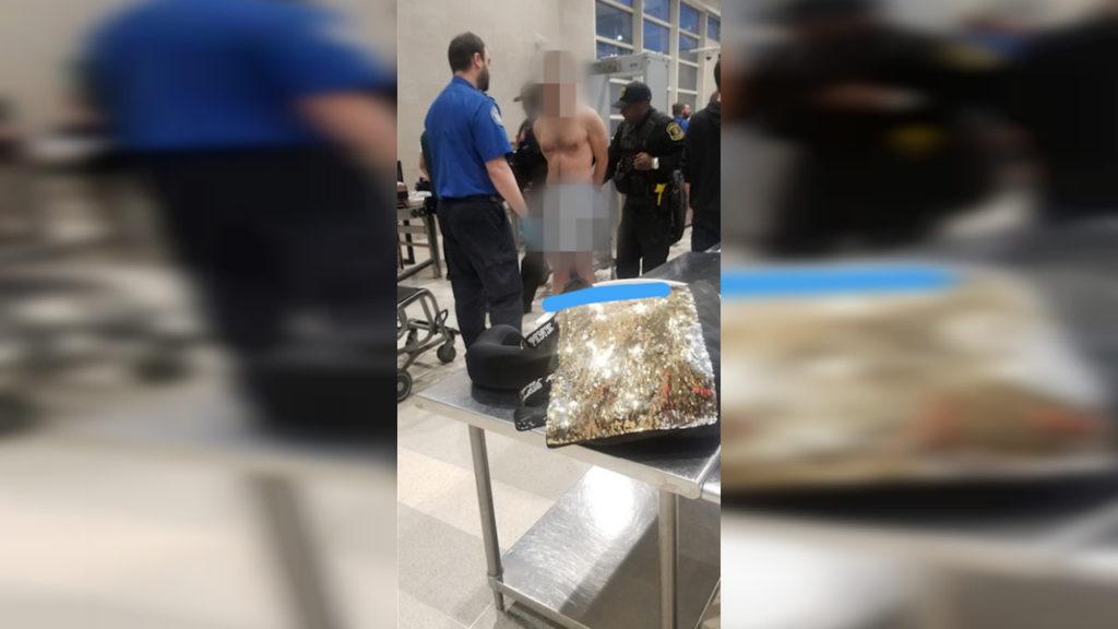 Naked man causes brief disruption at Detroit Metro airport