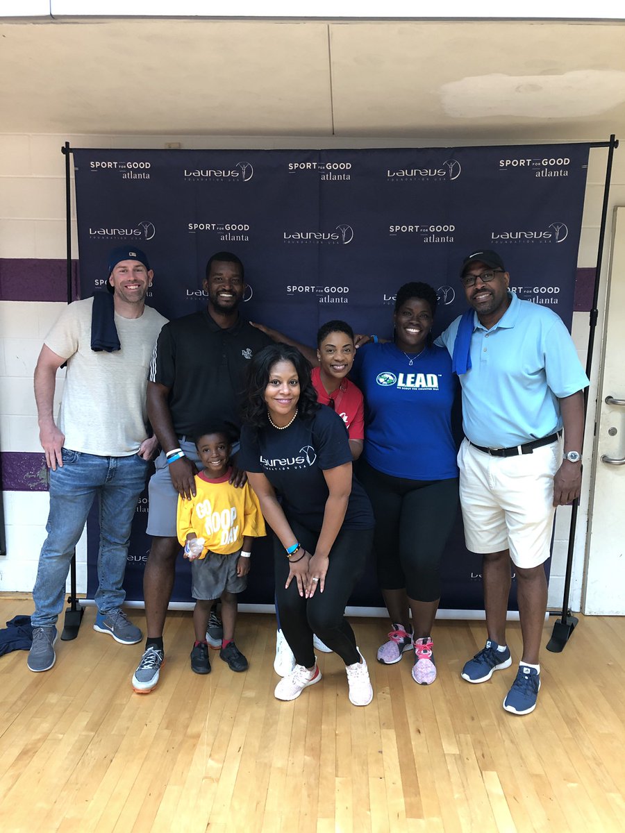 KStewartLEAD's tweet photo. Nothin happenin here...just havin all the fun at #GoHoopDay w/ our @Laureus_USA fam. Atlanta Sport For Good Leadership Council in the building @TDOverton @RyanMcNeil47  @PlayworksGA @LEADAtlanta https://t.co/RXVGs7Ois8