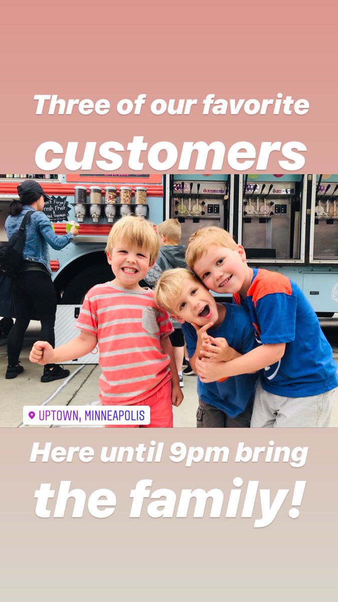 FroYoSoul's tweet photo. @uptownFTF Come try our new vegan flavors @VegFest fans. Classic flavors and toppings galore. 60+ #foodtrucks in Uptown on Hennepin in between LakeSt/31st until 9pm. https://t.co/zWZhhOzw2U