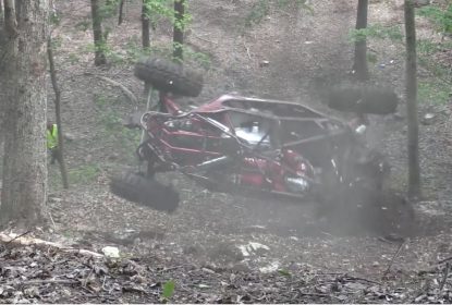 Somewhere, a chiropractor just sat bolt upright in a cold sweat. Rockbouncer fails and falls right here! bangshift.com/general-news/v…