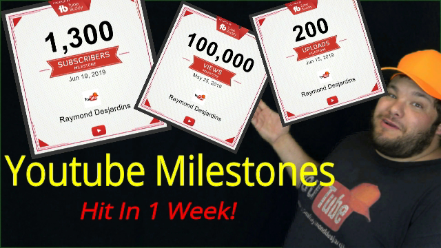 raymondesjardin's tweet photo. Wow hard to believe with the help of all you guys we've grown the channel to where it is and for that I thank you! Thanks for the support and continuing to like, share and subscribe! #youtube #milestone #smallyoutuber #growingquick #thanksyou #subscribe https://t.co/ZMR1eHldwN https://t.co/H2OlmKnuZV