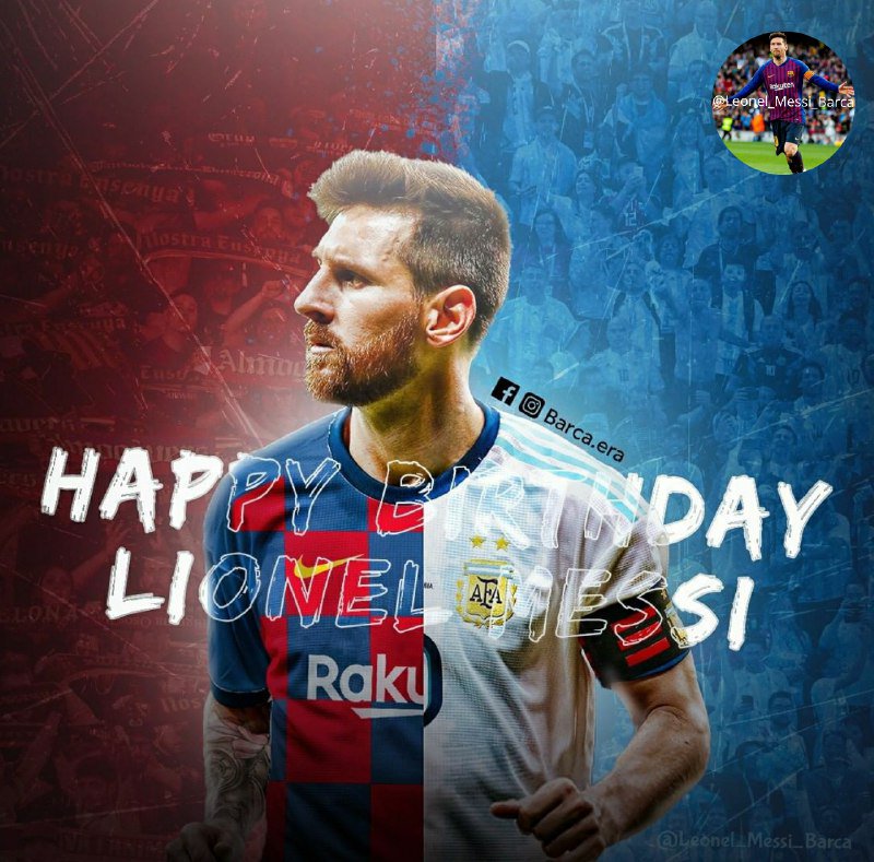 Happy birthday to the one and only GOAT.... A true LEGEND. Lionel Messi 