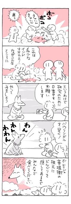 インドオオカミの漫画です。 