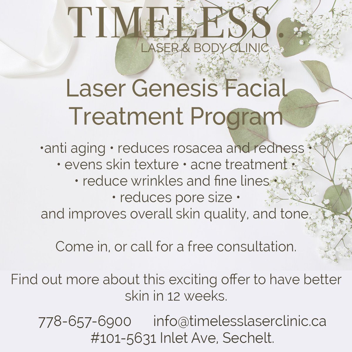 TimelessLaser2's tweet image. A non-invasive laser technology to safely, discretely and effectively treat fine-line wrinkles, diffuse and excessive redness and help manage large pores, uneven skin texture,and scars.#lasergenesis #cutera #excelv #treatmentprogram #acne #finelines #scaring #antiaging #rosacea