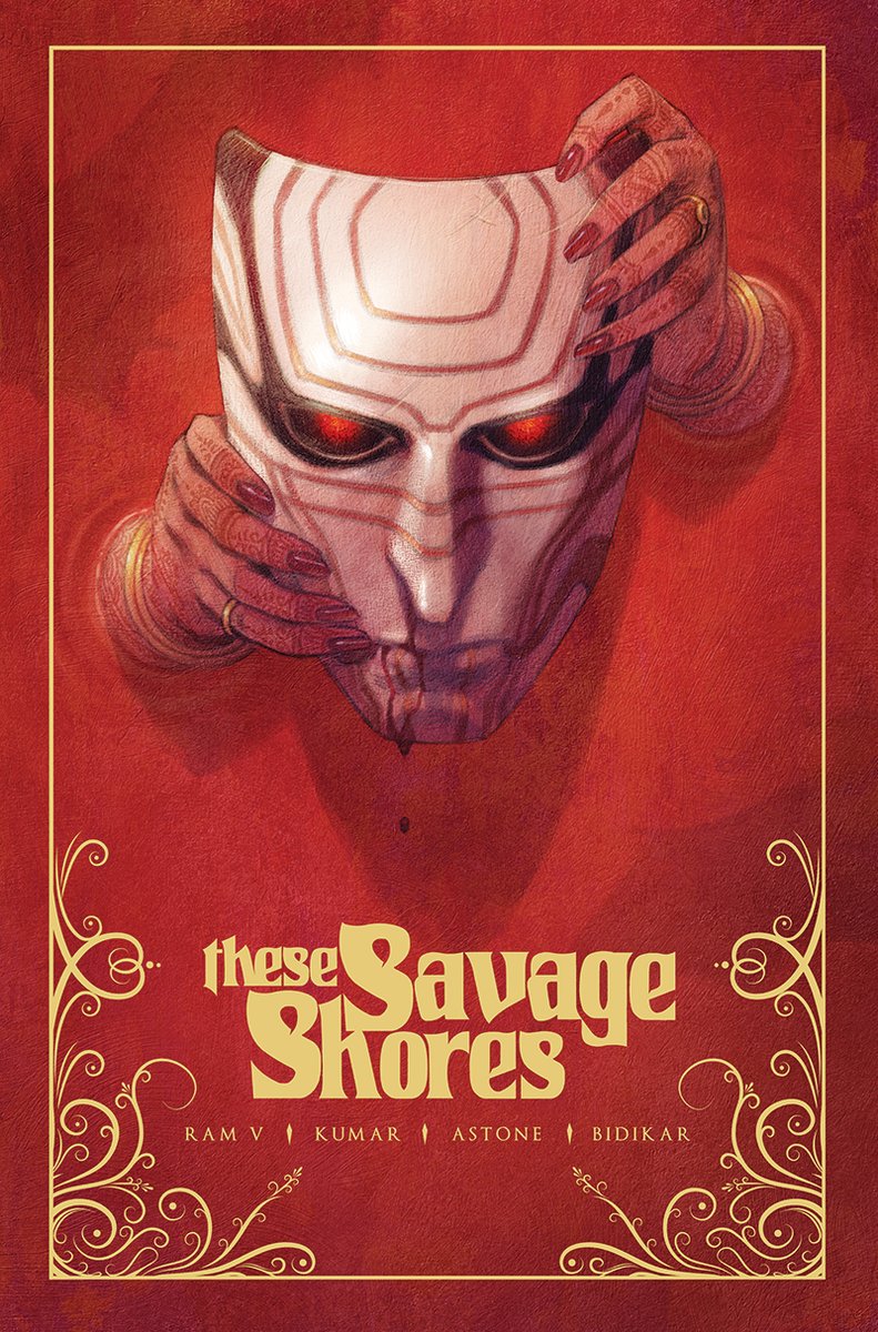 One of the best trade paperback covers I've seen in a while, from the house of @thevaultcomics #TheseSavageShores