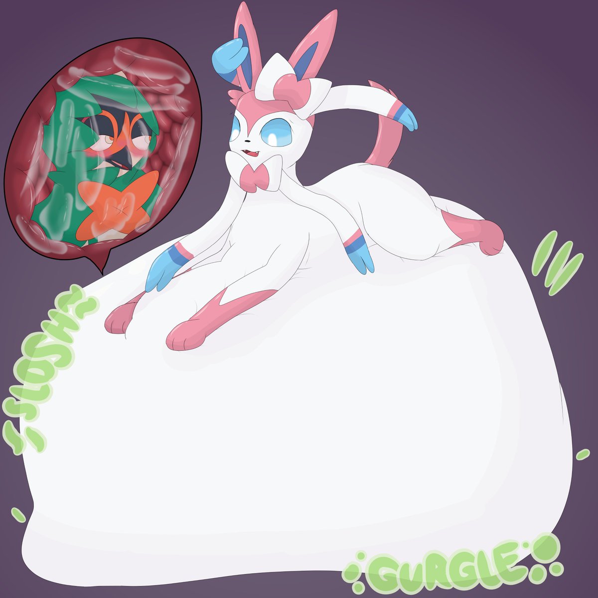 #vore. sylveon and her decidueye friend. pic.twitter.com/36sSygTQdC. 