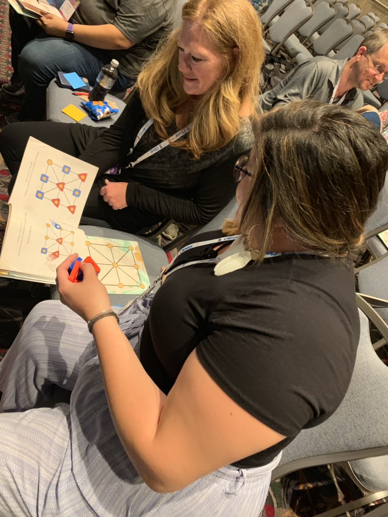 lizneiman's tweet image. It was really exciting to watch educators playing our #mathminds games at #iste19! Great, interactive session by @bds_math of @MIND_Research and @kmclemens of @EntrepreneurASU.