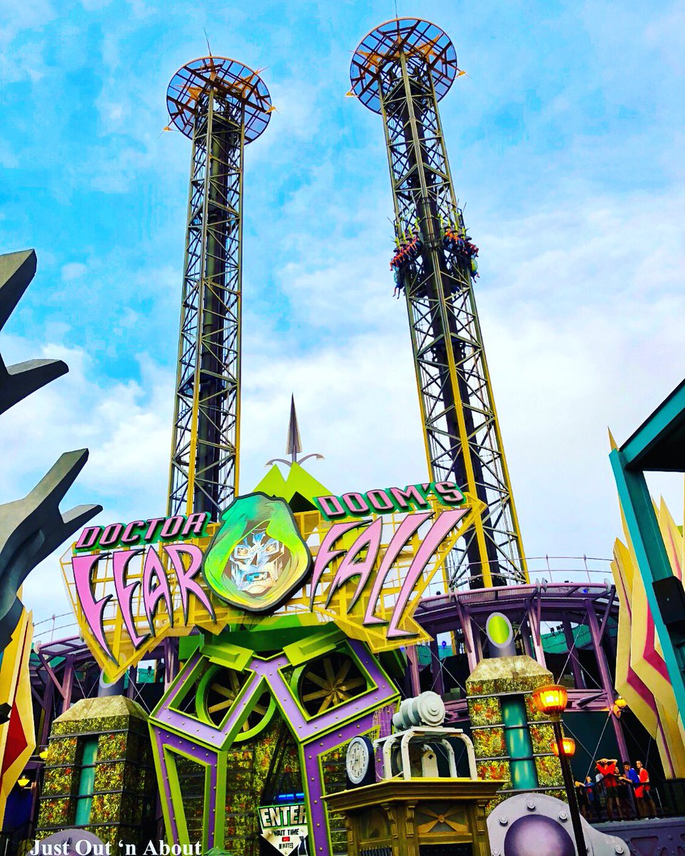 JustOut_nAbout's tweet photo. Dr. Doom need’s your #fear to help battle the #fantastic4 @UniversalOrland ! #drdoomsfearfall😳 #marvelcomics #drops #launchtowers #supervillain #mrfantastic #humantorch #invisablewoman #thething 
#orlandoparks #universalorlando #universal #universalmoments https://t.co/cj3ukUtTV8