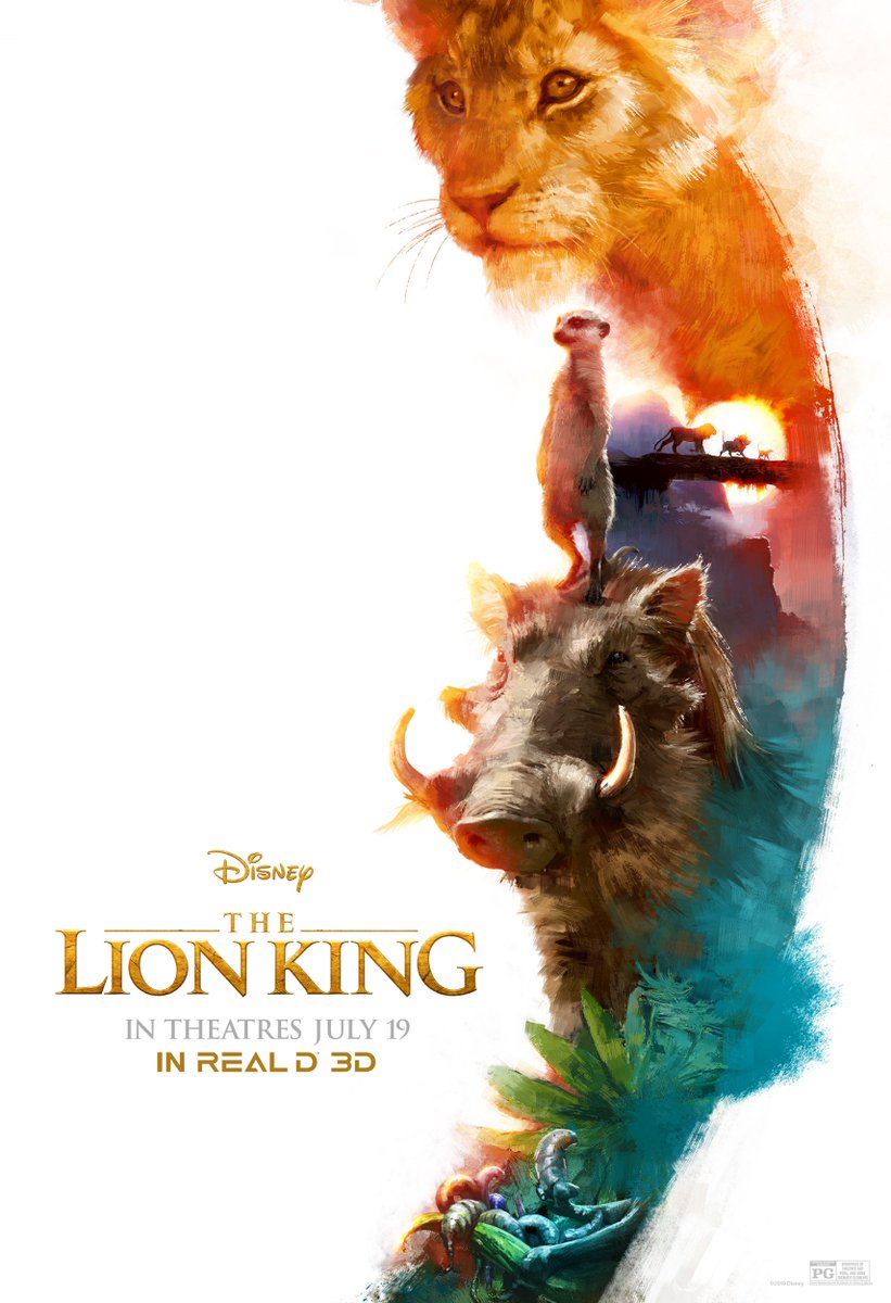 New Posters Released For Disney S Live Action Lion King Mickeyblog Com
