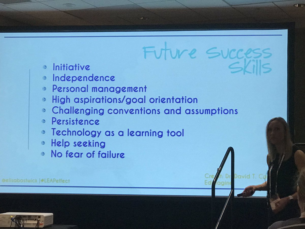 “Are we cultivating these skills? Do Ss have purpose? Meaningful learning opportunities?”
#LEAPeffect #ISTE19