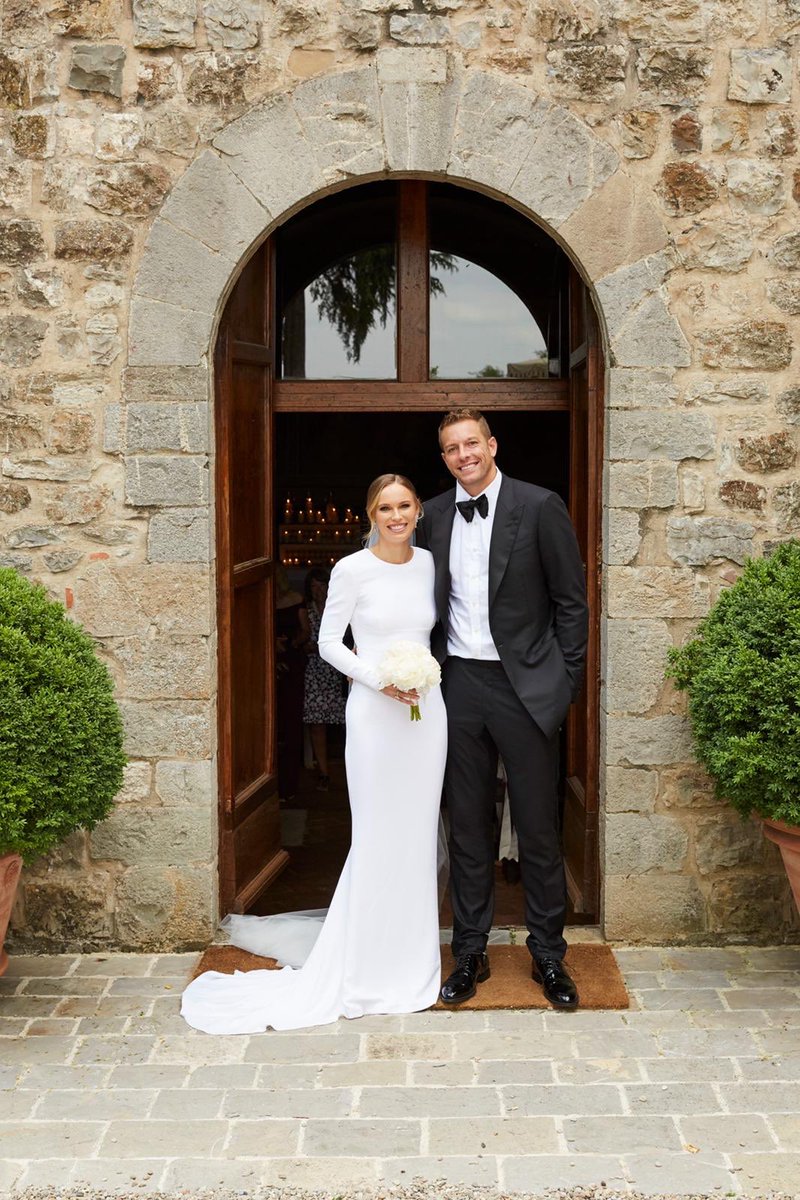 caroline wozniacki wedding dress