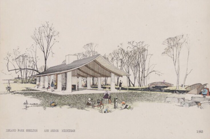 Robert C. Metcalf, Island Park Shelter (1962)