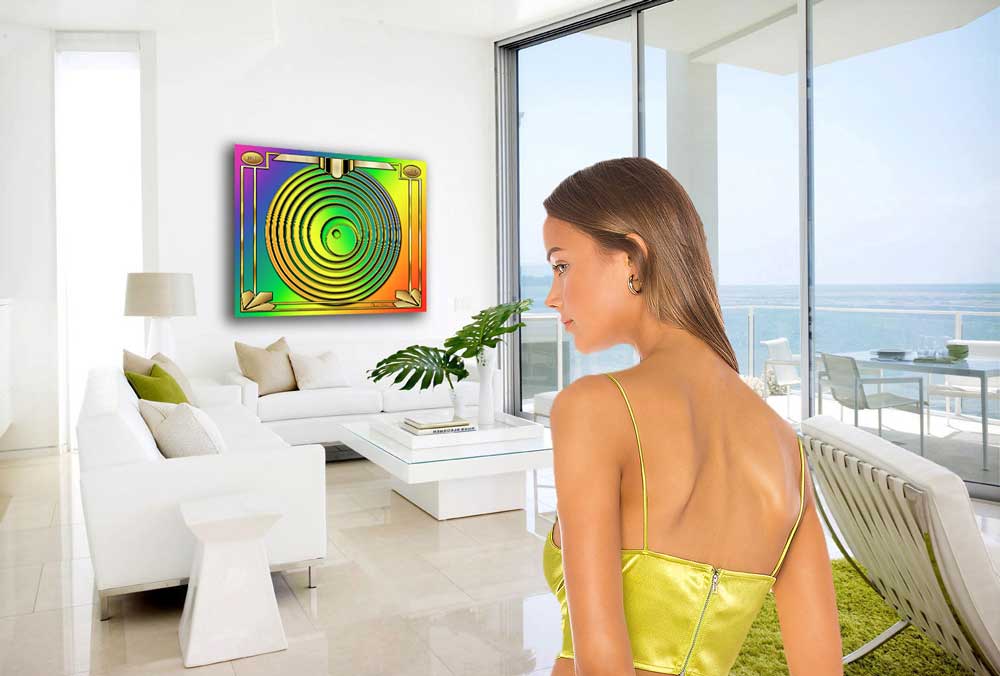 Liven up those white walls of your beach home with some colorful artwork from ChuckStaley.com - THE Place for Art Deco & Modern Designs. #Artwork #Prints #Posters #InteriorDesign #Interiors #Art #PlayaVista #Malibu #MarinaDelRey #SantaMonica