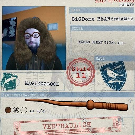 BEARSnGAMES's tweet photo. "You're a hairy wizard"
Ups scho Level 11
Sneue Spieli het mi packt
#wizardsunite #swissstreamer #swissgamer #bearsngames https://t.co/QSGRAdm9N9 https://t.co/MS11OpSMTu