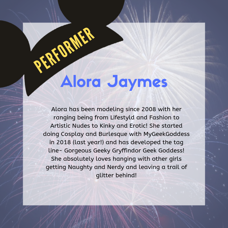 FanNerdlesque's tweet photo. Strip-Along Songs Performer Spotlight - Alora Jaymes!! Join @AloraJaymes and the rest of the gang June 30th at 8pm at Red Light Cafe for a h'yuckin good time!  📸: @breninhurley #thefandomnerdlesque #mygeekgoddess #stripalongsongs #roxanne #agoofymovie https://t.co/ya4LISjfms https://t.co/ZRP2rccFwR
