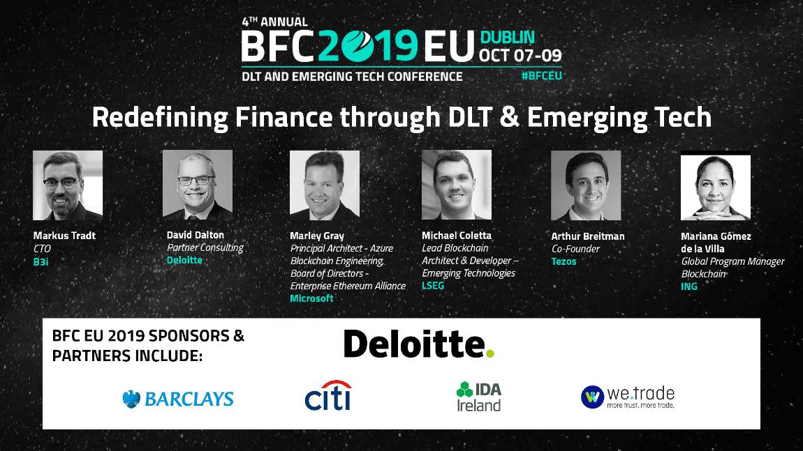 The 4th annual Blockchain Fintecnet (BFC) is coming up and you definitely don't want to miss out on this event! #conference #Summit #event blockchainwatching.com/events/confere…