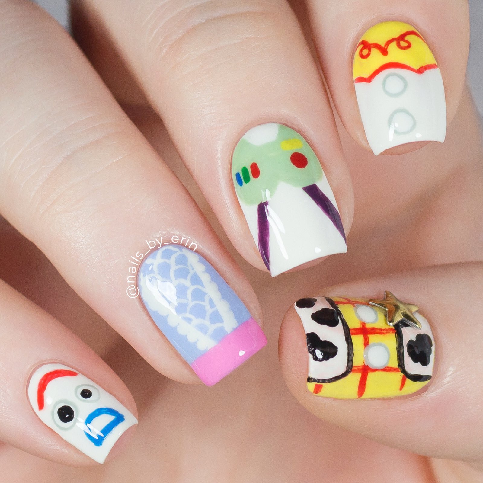 You've Got a Friend In Me! - Toy Story Nail Art | Toy story nails, Disney  acrylic nails, Nail art disney
