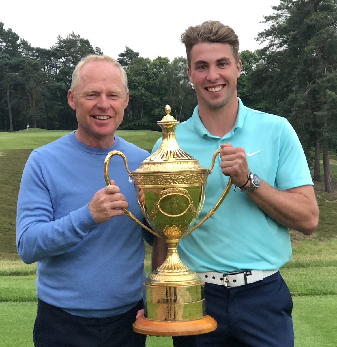 And if you really persevere and stay very patient you might win one of these. Congratulations to Oliver Farrell on winning the Berkshire Trophy today😀