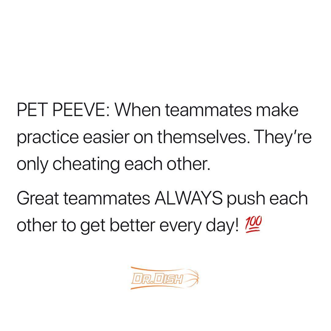 Championship level teams COMPETE at a championship level every day in practice 🏀