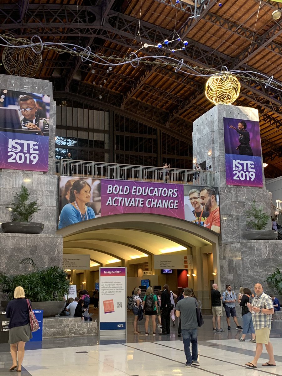 MLG_74's tweet photo. We made it! #ISTE19 @AdriannaSTHS https://t.co/eJiCjknT9J