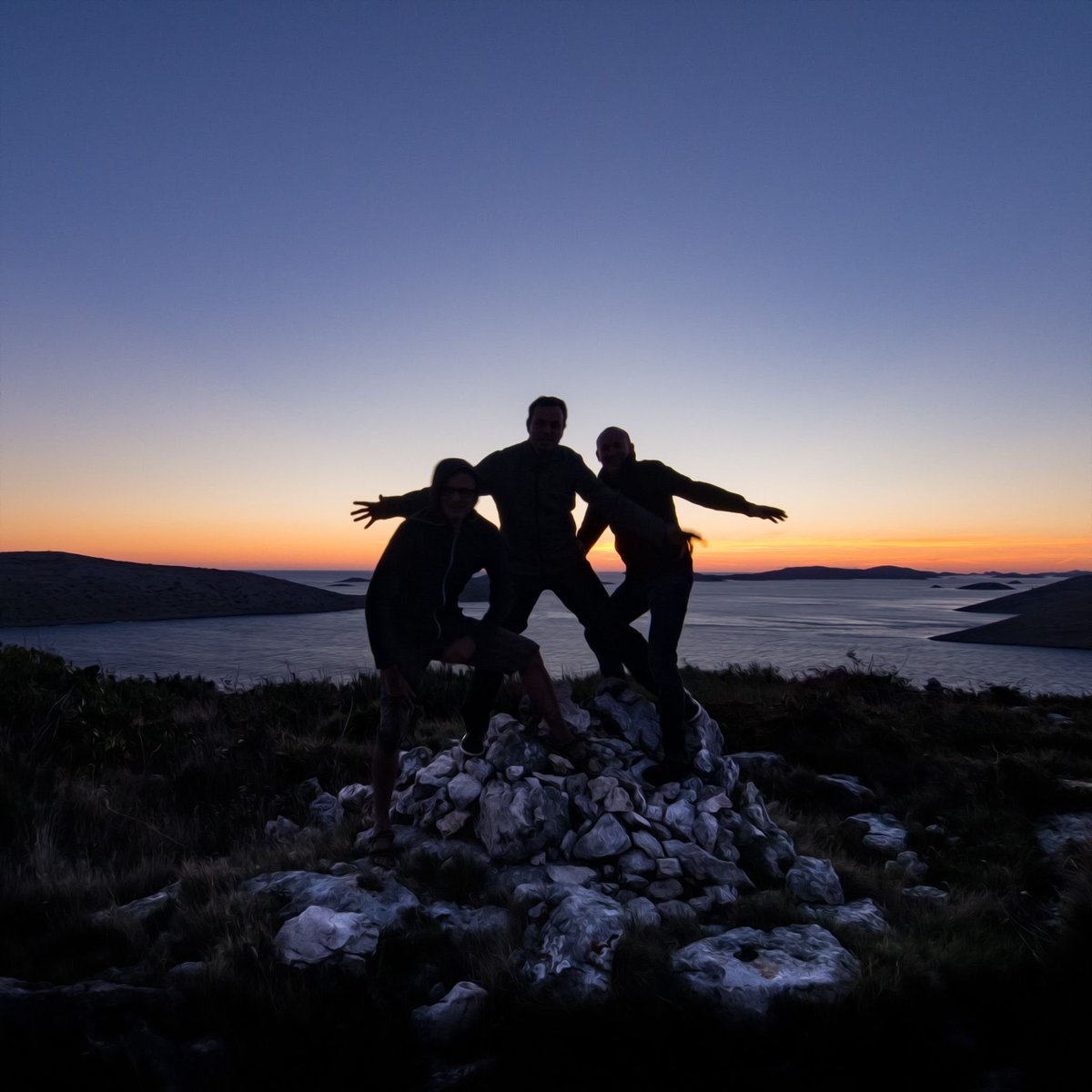 trickyshutter's tweet image. It ain&apos;t Iwo Jima
Me with friends on top of one of Kornati islands. We anchored the ship and rushed to the top to catch the #sunset - them to enjoy it, me to capture some pictures.
#landscapephotography #naturephotography #photography #pictureoftheday