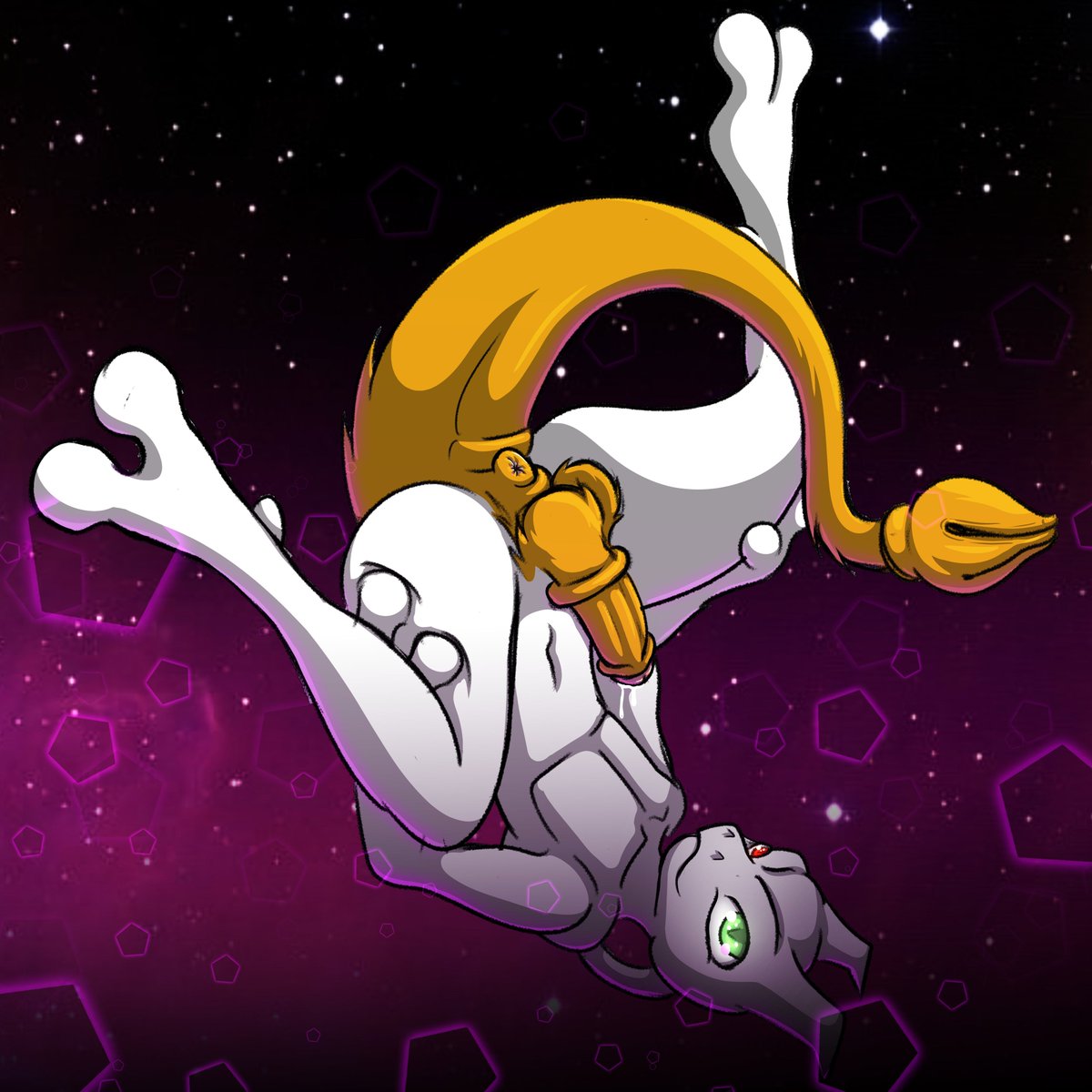 //More of my silly Mewtwo OC, Interloper.