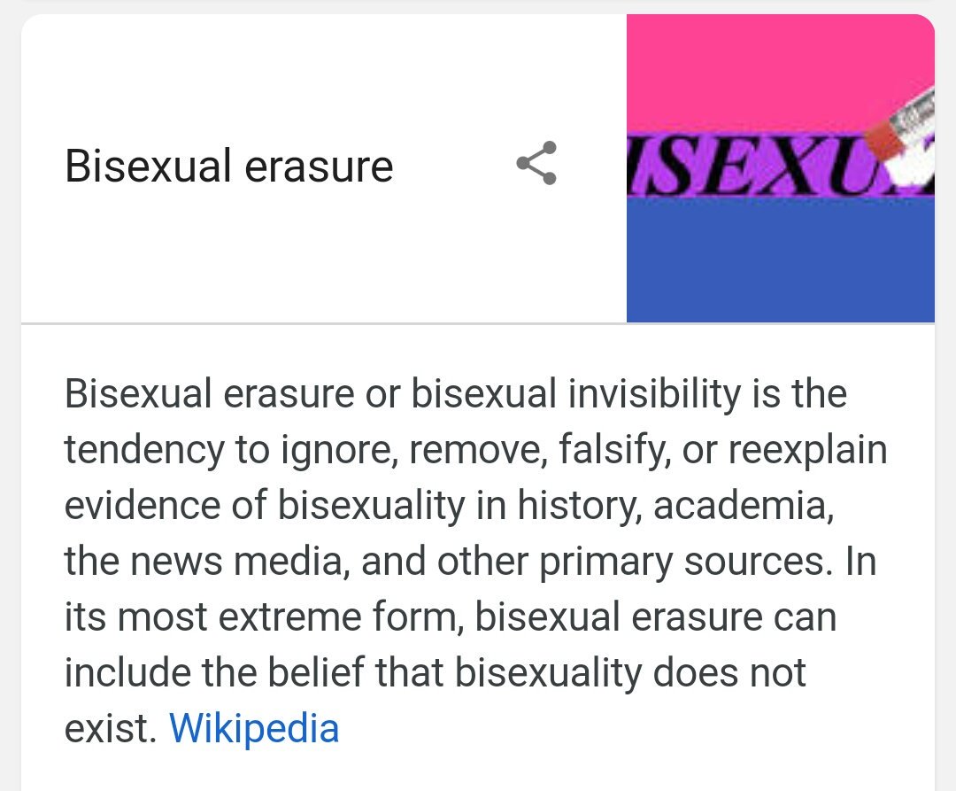 one of the many things we (read bisexuals) struggle with is lack of representation and bi erasure. it makes it harder for people to figure out and come to terms with the fact that they're bisexual. before gaga, i didn't even know bi was an option. i thought it was either or.