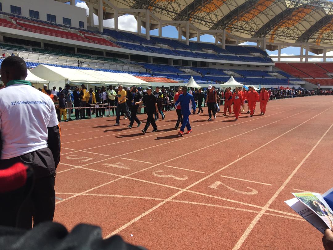 KupelaClarke's tweet photo. InterCompany Relay Ambition:
Keep fit, promote health & compete.
Actual Event:
Chinese companies walk alone, the rest compete. End the day downing some litres of fanta and beer... To wash down some kilos of hungry lion and meat.
#IntercompanyRelay
#nothealthy
#whydowego? https://t.co/iOmGyFBQAO