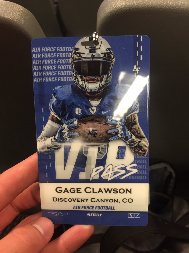 I had a great time at the Air Force Academy Elite Football camp last week! Thanks so much to <a href="/Brian_Knorr/">Brian Knorr</a> <a href="/CoachTCalhoun/">Troy Calhoun</a> for having me up and talking to me about the school and football program! Can’t wait to be back!