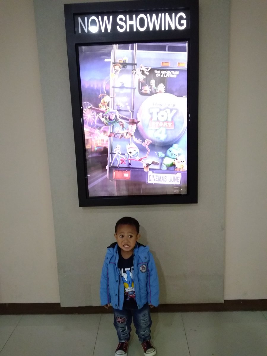 uiinnat's tweet photo. First time he goes to Cinema .
Oke Aswin, lets meet Woody 🎉 https://t.co/WC8aXZFeVQ