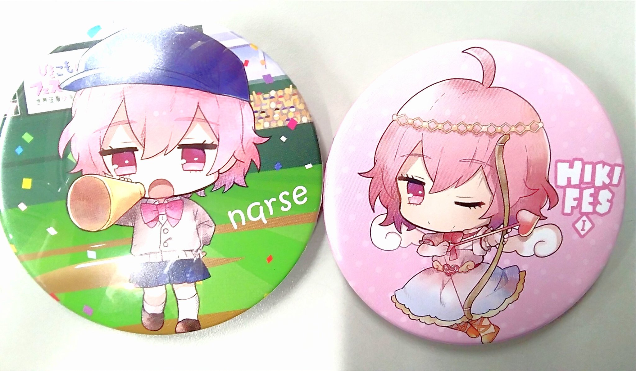 ファッションの ひきフェス nqrse 缶バッジ kead.al