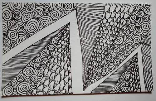 DrawnOddly's tweet photo. The Teeth of Texture #doodles #drawings #blackandwhite #texture https://t.co/PL4a6vM6dG