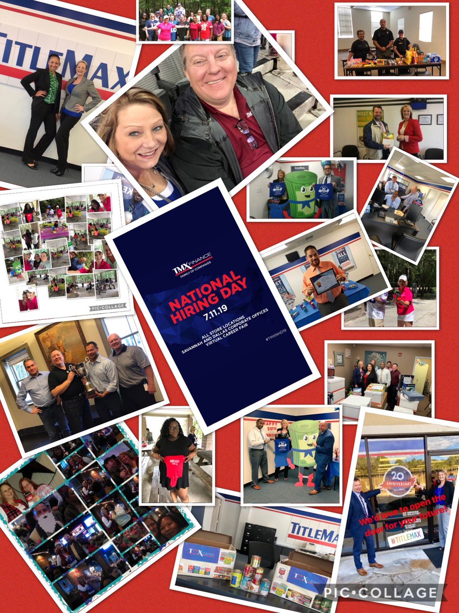 Pictures are worth a thousand words; here are a few photos to show you a glimpse of our culture. It’s about building knowledge helping you achieve dreams, coaching, mentoring, giving back, recognition, &amp; so much more. Join us on 7/11 at any location or corporate office. #NHD2019