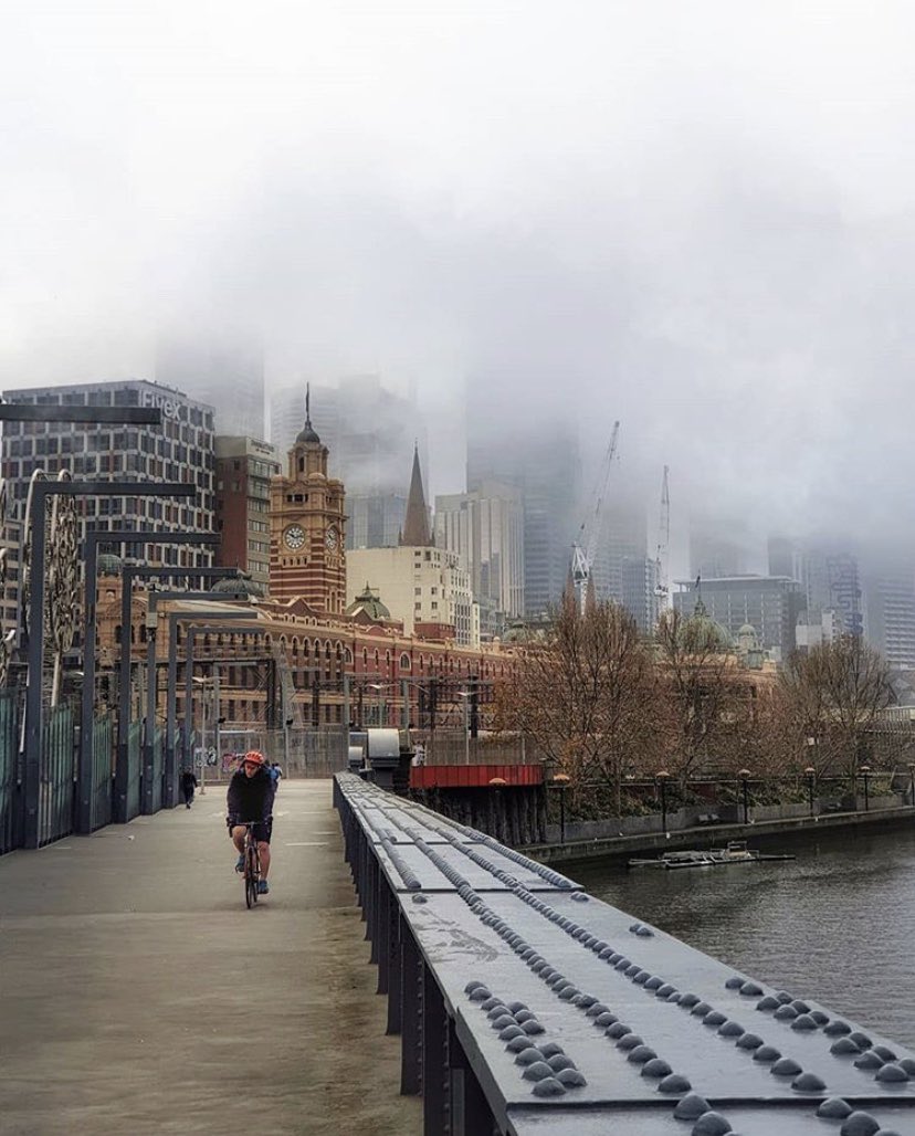 Living our best fog life. 
Take care on the roads and make sure to put your lights on. 
(We ❤️📸 photosbyraffy on Insta)