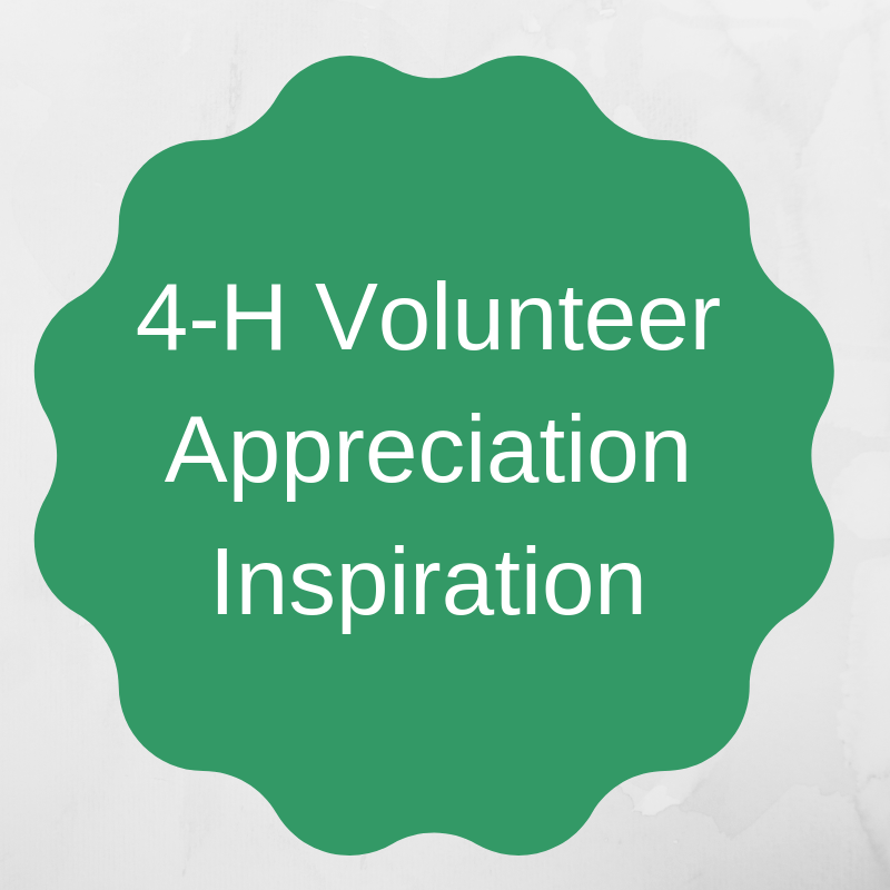 HeatherCKent's tweet photo. I've been curating some ideas on Pinterest to show appreciation to our 4-H Volunteers.  What is your best volunteer appreciation idea?  #TrueLeaders #4HGrown #EME6414 https://t.co/iPTKojXTE9 https://t.co/98lnCkWXqX