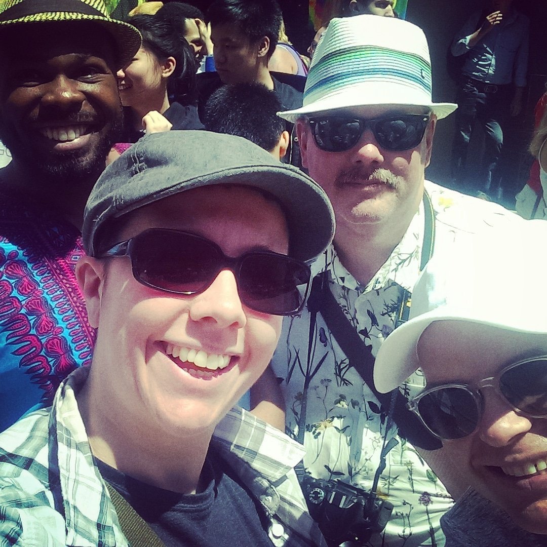 Happy Pride from some of the old <a href="/bjfletcherpi/">BJFletcherPrivateEye</a> gang down at Toronto Pride! Whenever, wherever, and however you're celebrating this year, have a wicked awesome Pride! 🌈💞