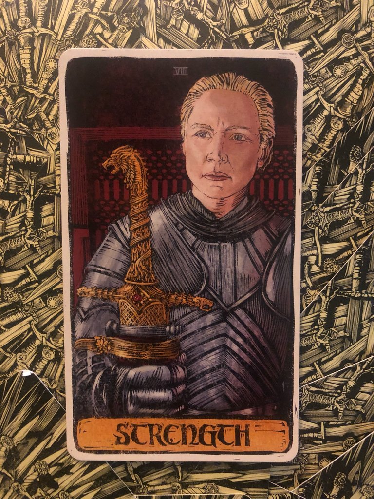 MalayaTarot's tweet photo. Strength calls on your courage, determination &amp; patience to handle a difficult situation. You are ready to take on the challenge &amp; your situation will improve soon #tarotoftheday #tarot #got #bruja #witch #gameofthrones #gameofthronesmemes #gameofthronesedit #gameofthronesaddict https://t.co/uLod0sBjRQ