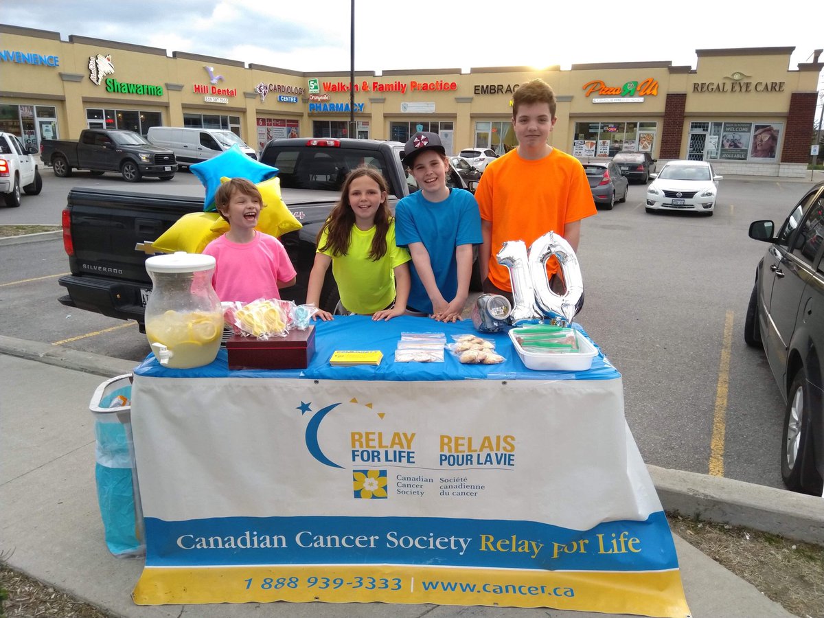 Great job!! These Orangeville kids wanted to fight cancer. So they did! Their lemonade stand sold $532 plus online donations! What to help? visit convio.cancer.ca any amount helps! #Dufferin #Caledon
