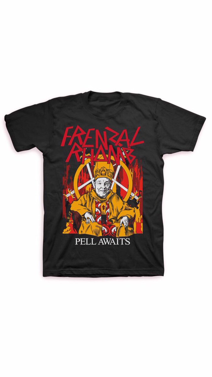 Frenzal Rhomb (@frenzalofficial) on Twitter photo Pretty stoked to present a novelty oversized cheque to <a href="/BraveheartsInc/">Bravehearts</a> this weekend, for all those sweet Pell Awaits shirts you legends bought. Cheers to everyone involved. Except George Pell, if god exists then you’re going to hell. Pretty stoked to present a novelty oversized cheque to <a href="/BraveheartsInc/">Bravehearts</a> this weekend, for all those sweet Pell Awaits shirts you legends bought. Cheers to everyone involved. Except George Pell, if god exists then you’re going to hell.