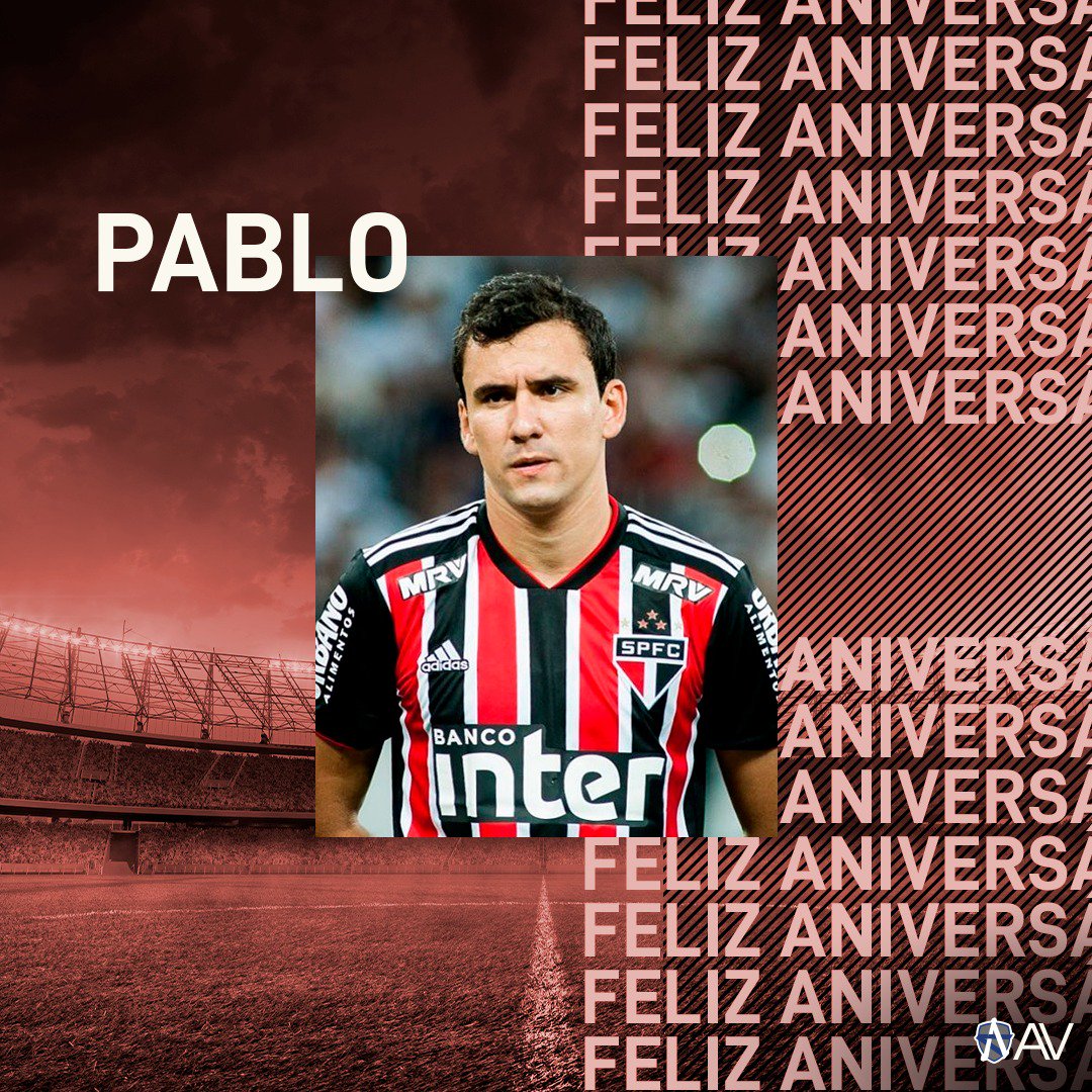 Felicidades, saúde e sucesso para o atacante Pablo (<a href="/PabloFelipe92/">Pablo</a>), aniversariante deste domingo 🎉 instagram.com/p/BzDij2gFUG-/