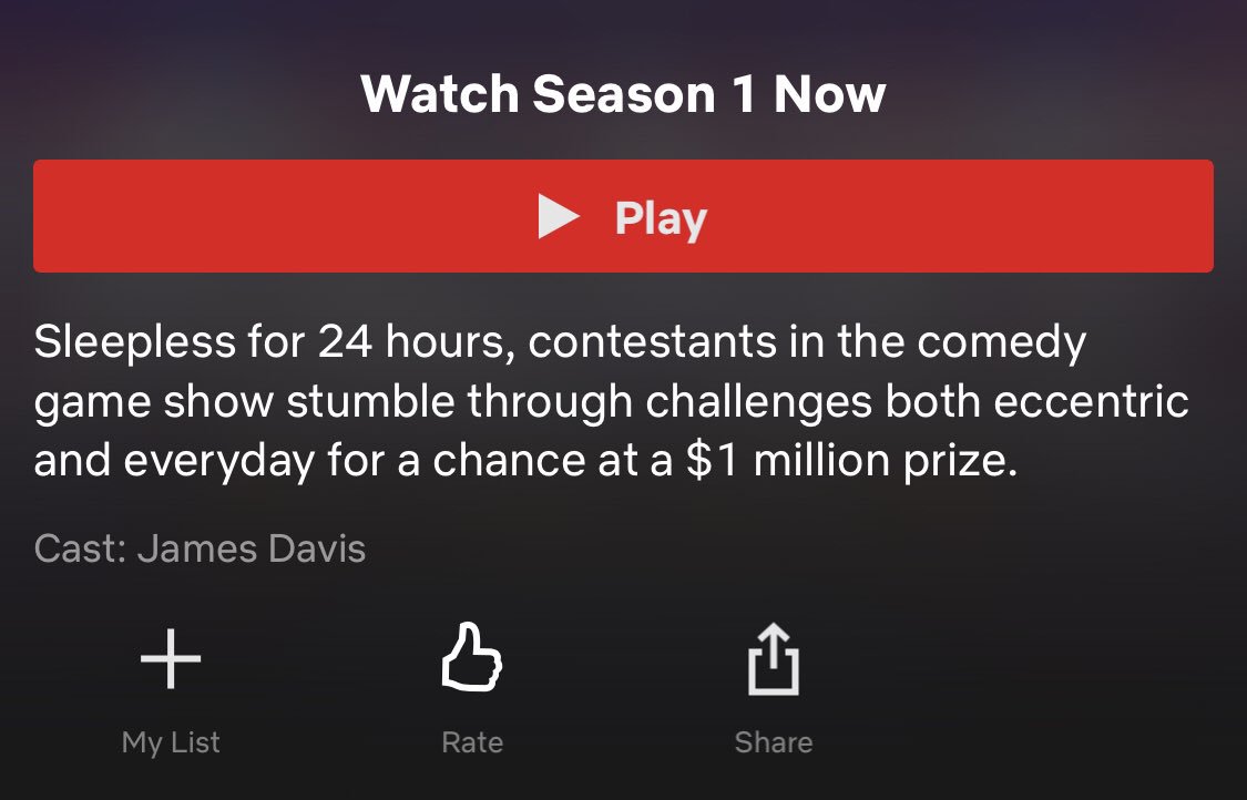 Wow, what a hilarious premise for a game show. It’s just like medical training, except for the part where they can win a million dollars if they execute their tasks well, and also they only have to stay awake for a measly 24 hours.