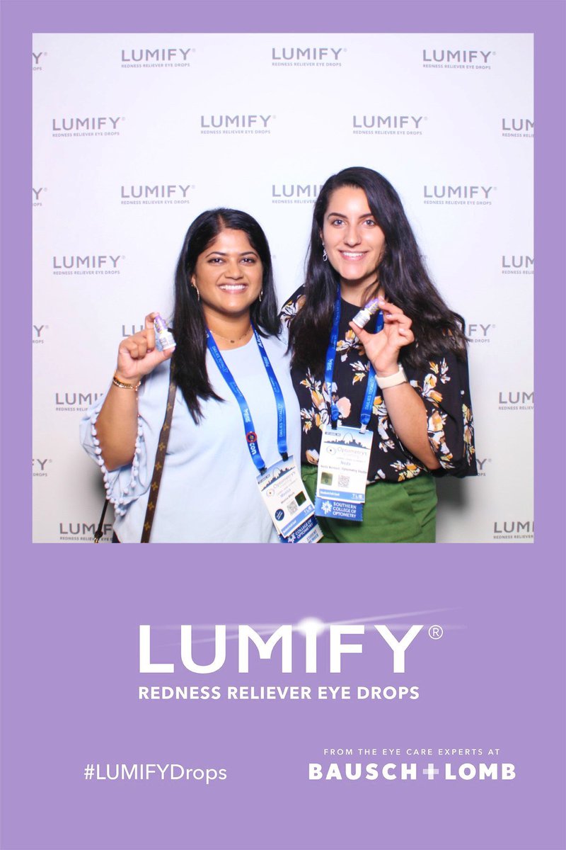Budlightmon's tweet photo. Red eyes??? @userNamEDA_ and I don’t know her thanks to Lumify 💜
@BauschLomb
#LumifyDrops https://t.co/TM8MW2xkoX
