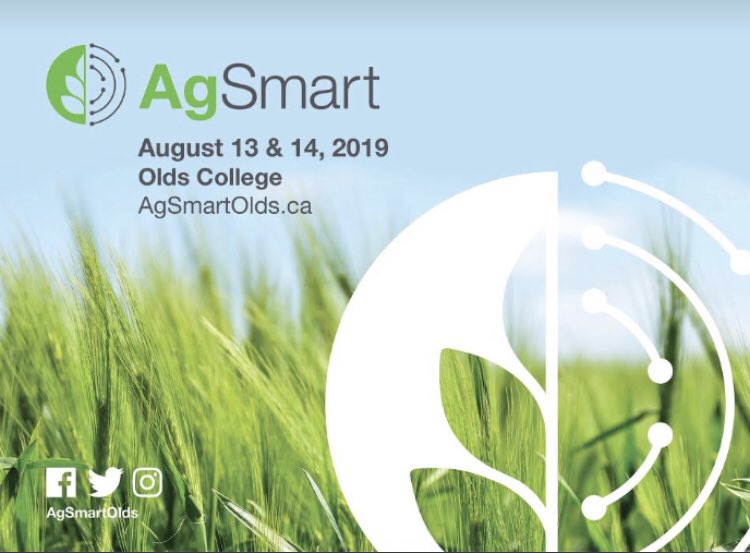 AgSmartOlds's tweet image. .@OldsCollege and @agritradetoday have partnered to produce a must-see new agriculture event! #AgSmart: Going beyond theory and using technology to enhance Ag production! Join us in Olds this August 13th and 14th: agsmartolds.ca/attend/ #westcdnag #agtech