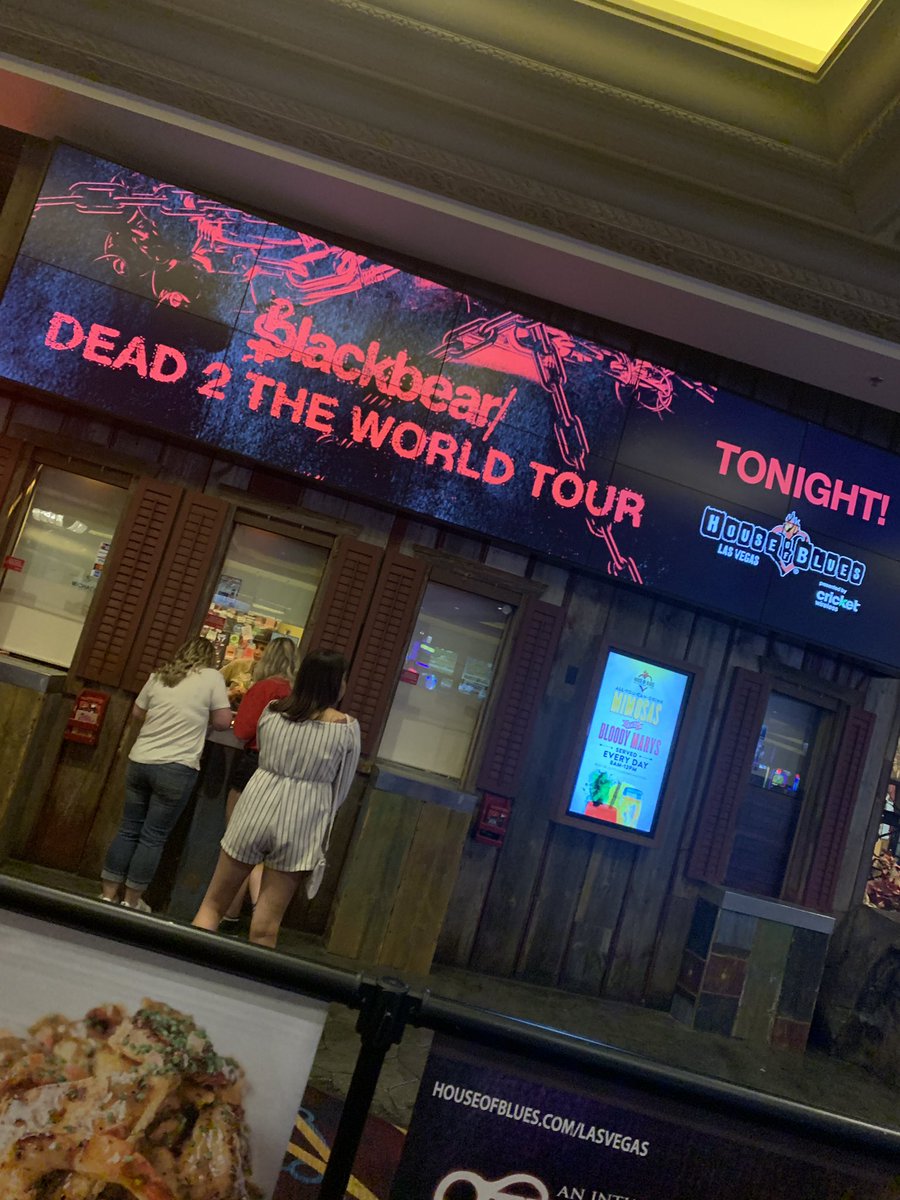 HOBLasVegas's tweet photo. Tonight @iamblackbear along with @elohimmusic & @yungpinch take over OUR HOUSE! πStay tuned for live footage & follow us on IG for a full experience of the #DEAD2THEWORLD show. π€π½ https://t.co/v3AAzRIUCm