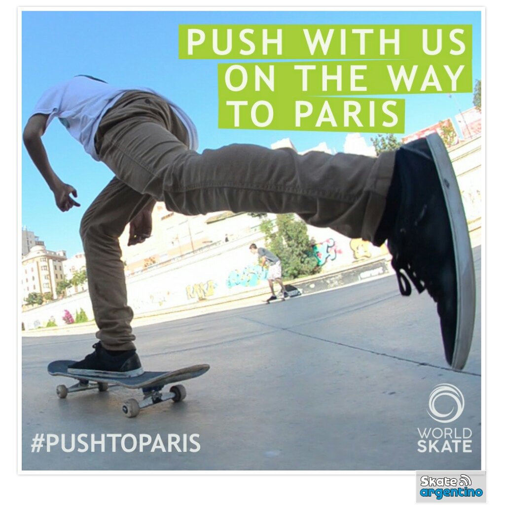 skateargentino's tweet photo. Mañana en #Francia se reune el Comité Olímpico Internacional y se decidirá la inclusión del #skateboarding en los próximos Juegos Olímpicos en #Paris2024. Apoyemos esta moción retuiteando #PushToParis https://t.co/wnSr4mtD9g